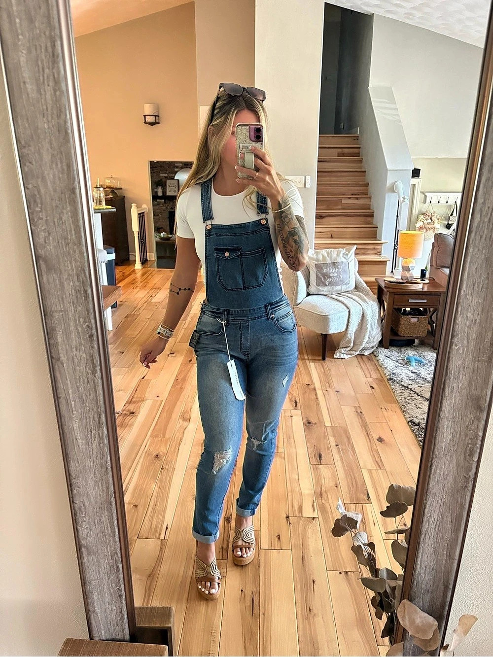 Women's Denim Overalls NWT in Blue